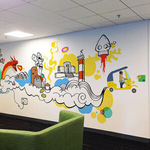 Galss And Wall Sticker Branding